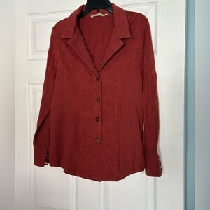 Soft Surroundings Women’s Casual Button Up Blazer -‎ Size 8